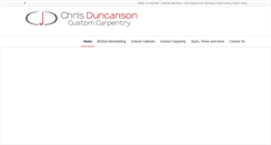 Desktop Screenshot of duncansoncarpentry.com