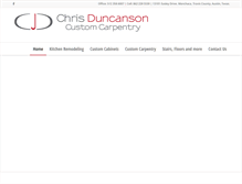Tablet Screenshot of duncansoncarpentry.com
